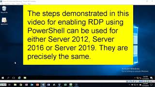 Enable Remote Desktop on Windows Server Using PowerShell