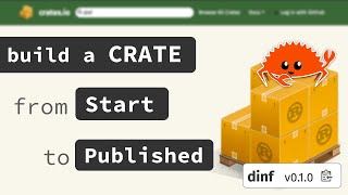 Building a real Rust CRATE from scratch to PUBLISHED