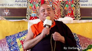 A partial show of dharma teaching bestowed by Shakya Rinpoche and Nyima Rinpoche