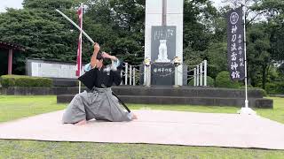 【若獅子神社奉納演武 神刀流雷神館 居合 土屋 翼剣士】令和4年8月15日