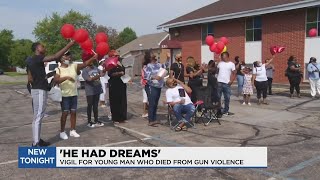 Family members attend vigil at Saginaw church to honor young life taken away by gun violence
