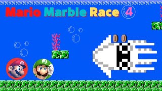 Super Mario Marble Race #4 (Underwater) -Algodoo