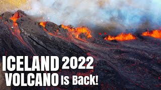 🔥 ICELAND VOLCANO IS ERUPTING AGAIN!!! ICELAND VOLCANO ERUPTION 2022, AUGUST 3