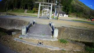 足利市　樺崎八幡宮（国史跡樺崎寺跡）2020年４月６日撮影　４月１９日の春季例大祭の準備が進められています。