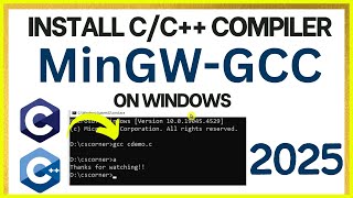 How to install MinGW w64 on Windows 11 [2025 ] | MinGW GNU Compiler | Compiler for C \u0026 C++