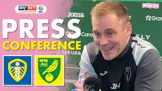 Johannes Hoff Thorup press conference ahead of Leeds United | The Pink Un