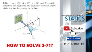 2-71 hibbeler statics chapter 2 | hibbeler statics | hibbeler