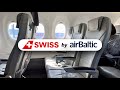 Swiss by Air Baltic | Airbus A220-300 Europe Economy Class Review | Copenhagen to Zurich