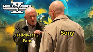 Helldivers 2 fans to Sony after PSN update