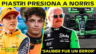 🔥PIASTRI AUMENTA la PRESION sobre NORRIS 👊🏻 QUE PASA con las \