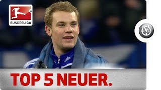 Manuel Neuer - Top 5 Moments - Schalke 04 vs. Bayern München