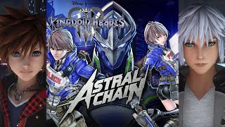 【KH3】ソラ\u0026リクが「ASTRAL CHAIN（アストラルチェイン）」の世界へ　セントラルシティ第36地区【キングダムハーツIII MOD】Central city (zone 36)