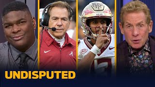 Michigan, Alabama, Texas & WASH make CFP: was undefeated Florida State snubbed? | CFB | UNDISPUTED