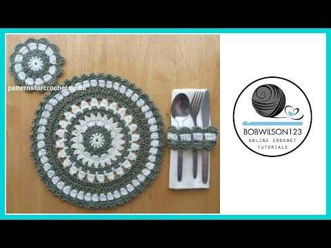 How To Crochet Easy Doily Crochet Oval Placemat Pattern - 