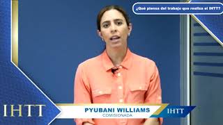 Comisionada del IHTT, Pyubani Williams.