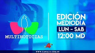 (EN VIVO) Noticias de Nicaragua - Multinoticias Mediodía, 04 de octubre de 2021