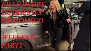 Ultra rich & Beautiful goddesses arrive at Monaco weekend party #supercars #viral #trending #video