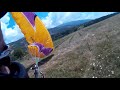 paragliding approach and landing sopot bulgaria