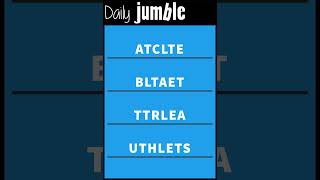 Daily Jumble - 1