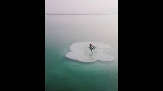 Salt islands of dead sea #shorts