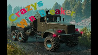 Crazys WindBreaker Mod | 4K | 60FPS | Snowrunner | KrAZ