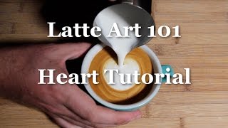 Heart Latte Art Tutorial - Latte Art 101 - Coffeefusion