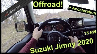 Suzuki Jimny 1.5 VVT 2020 POV OFFROAD + Acceleration 0 - 160 km/h