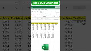 Fill Down Formulas FAST in Excel with This Simple Shortcut!