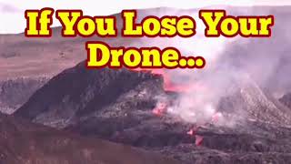 If You Lose Your Drone... / Drone Hitting Volcano/ Iceland Fagradalsfjall Geldingadalir Volcano