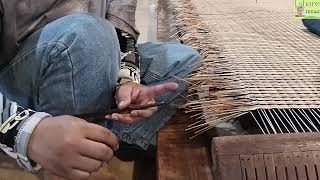 products making weaving mat ផលិតផលផលិតត្បាញកន្ទេល