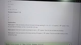 Lazy Salesman , CodeChef solution