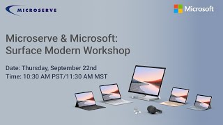 Microserve \u0026 Microsoft Surface Modern Workshop