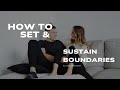 How To Set & Stick With Your Boundaries in Relationships |100 Relationship Q&A Day 1