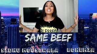 REACTION | Same Beef - Bohemia ft. Sidhu Moosewala | Byg Byrd