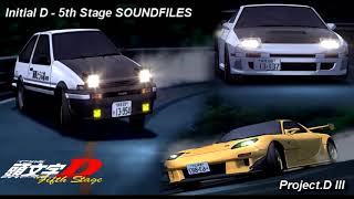 Initial D 5th Stage Soundfiles - Project D III [Shinigami Version]