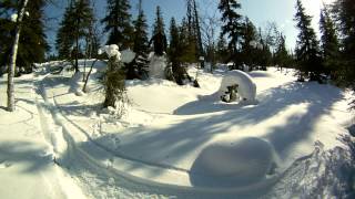 Backcountry skiing on Riisitunturi (2011)