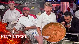 Chef Ramsay Explodes Over Third Awful Risotto in a Row! | Hell's Kitchen Full Service