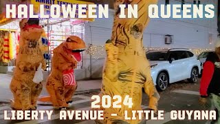 Halloween Night on Liberty Avenue - Trick-or-Treating - Little Guyana | Queens NY