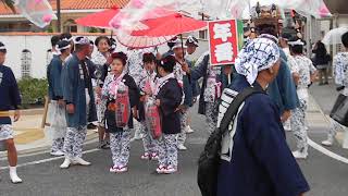 20170916 124やわたんまち北條の祭り手古舞万灯を先頭に年番三軒町