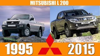 MITSUBISHI L 200 EVOLUTION FROM 1995-2015