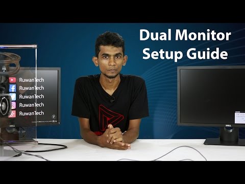 Dual Monitor Setup Guide in Sinhala Sri Lanka