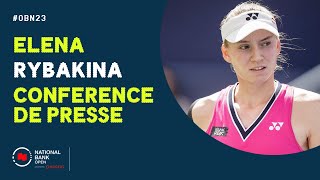 Press Conference | Elena Rybakina - Semi-Final | #OBN23