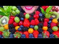 ASMR FRESH FRUIT PLATTER *MAKAN BUAH SEGAR* ताजे फल खाएं MUKBANG MASSIVE Eating Sounds