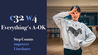 Everything's A-OK • Step Counts • Improver Level Linedance • 부산라인댄스 • 미스터신댄스