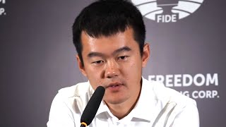 Ding on Why He Froze In Game 7 of World Championship