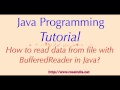 How to read data from file with BufferedReader in Java?