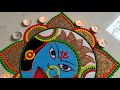 Kali Chaudas Rangoli | Kali Mata Ki Rangoli | Durga Rangoli | Navratri Rangoli | Diwali Rangoli New