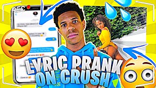 A BOOGIE “STILL THINK ABOUT YOU” LYRIC PRANK ON CRUSH 😳 **GONE RIGHT**