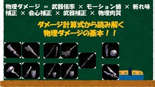 【MHW】ダメージ計算式から読み解く物理ダメージの基本