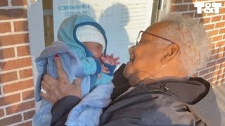 Woman Meets Great Grandson For First Time After Hospital Stay